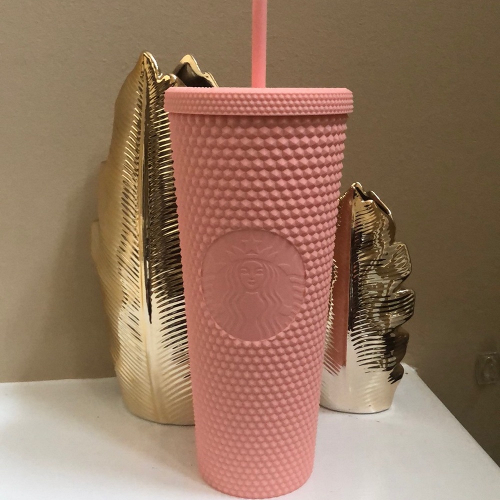 Starbucks studded Matte pink Tumbler